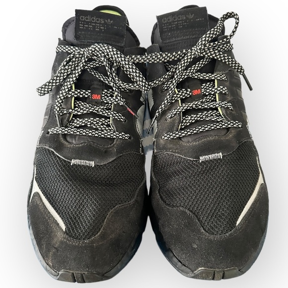 Men’s Adidas Nite Jogger 3M Training Shoes in Size 13 - Black Colorway - Picture 2 of 11